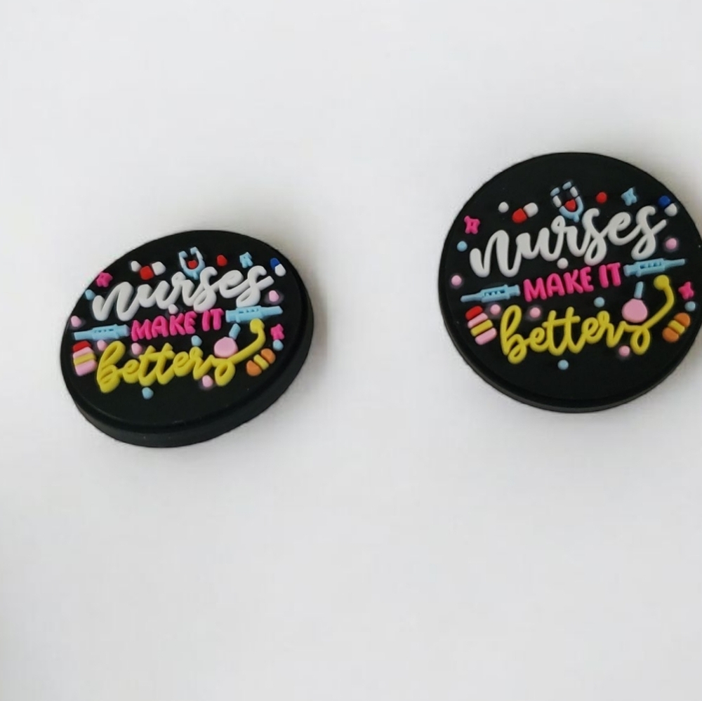 Nurse Croc Charms RN Jibbitz Set Healthcare Nurse Shoe Accessories
